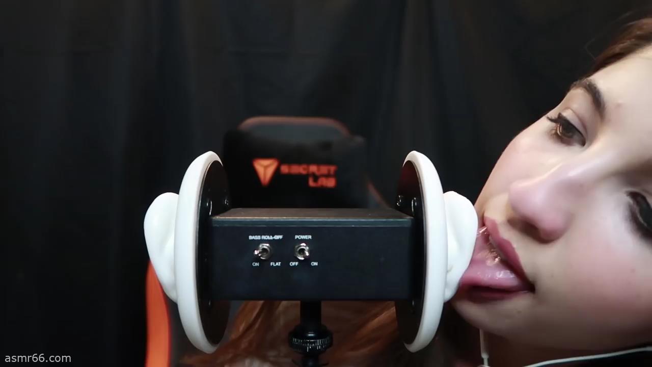 狐狸姐姐ASMR蜂蜜舔耳