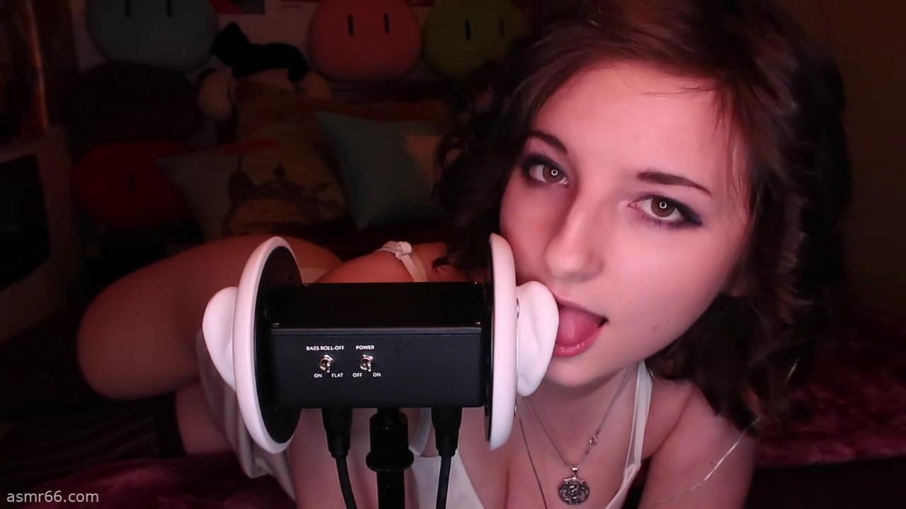 AftynRose性感睡衣高C脸舔耳