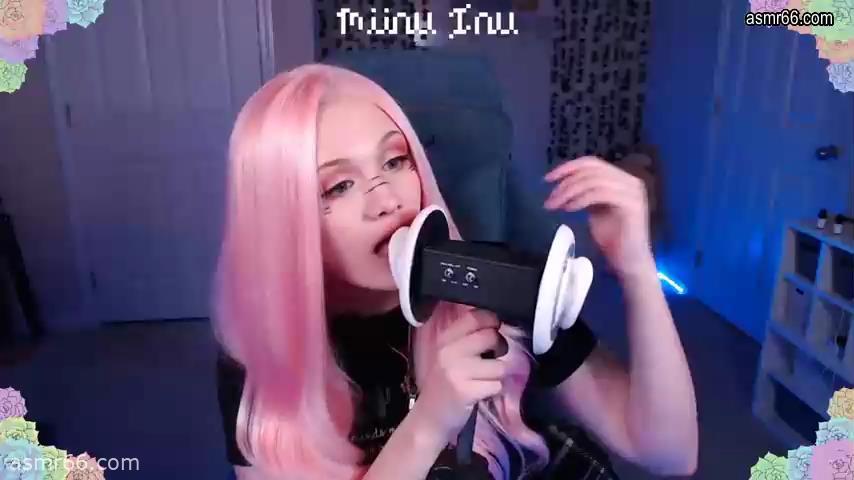 Miinu 粉发小姐姐的吃耳朵