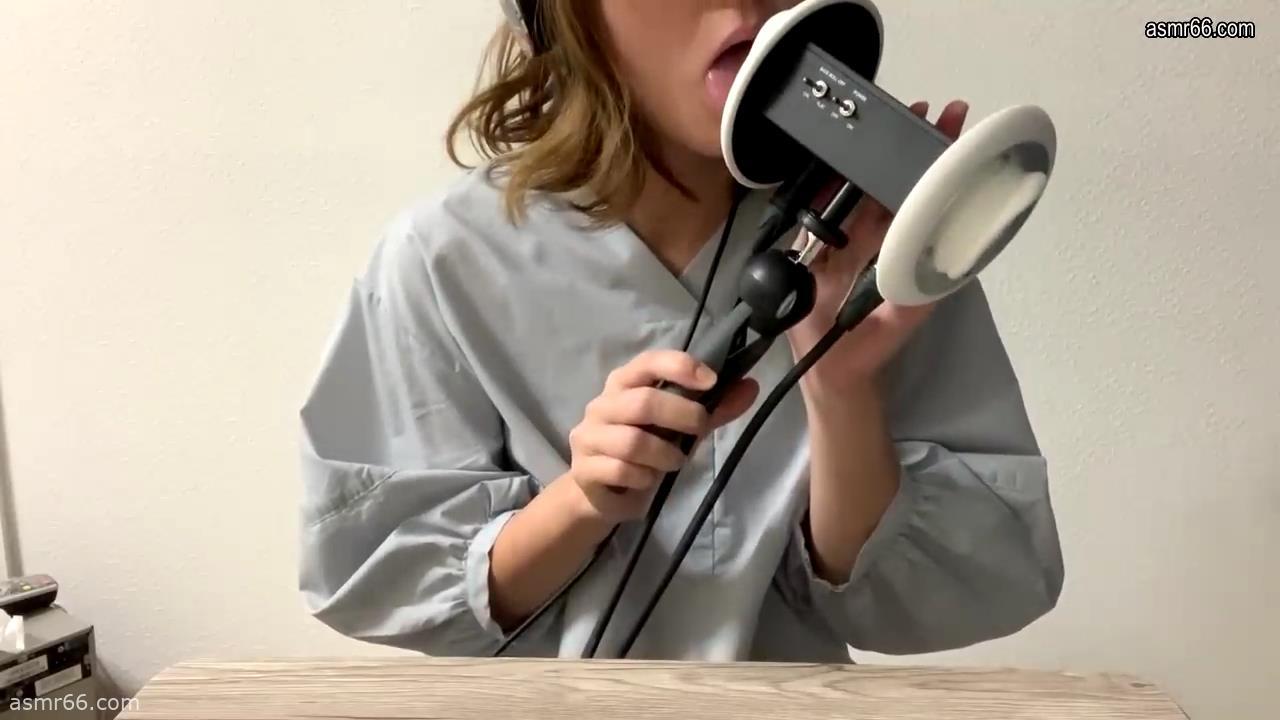MARO ASMR 外国小姐姐的舔耳