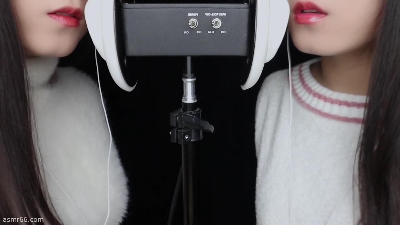 sumimi asmr一左一右的口腔音