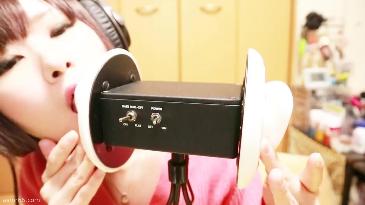 charles ASMR小姐姐近距离舔耳