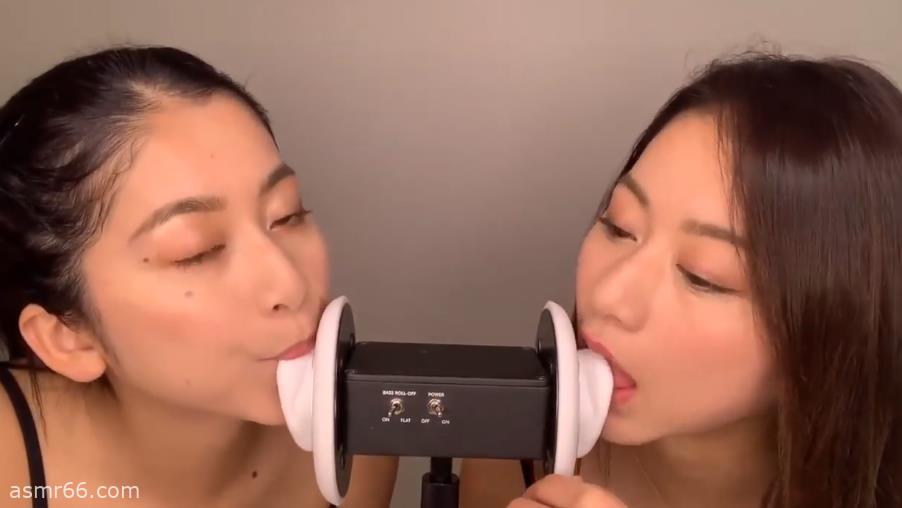 两个小姐姐的双人强烈舔耳朵