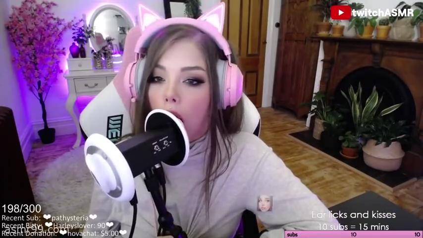 欧美小姐姐安静的舔耳(无人声)