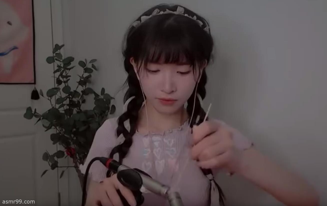 芝麻对辣asmr_暴力捂耳朵，梵天采耳