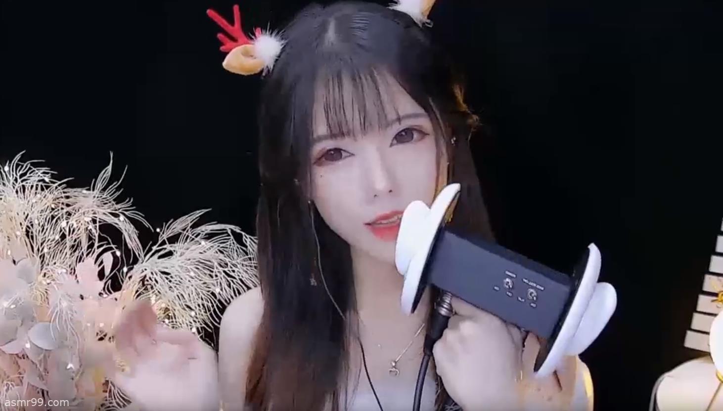 泠欢儿ASMR_舔耳口腔音福利