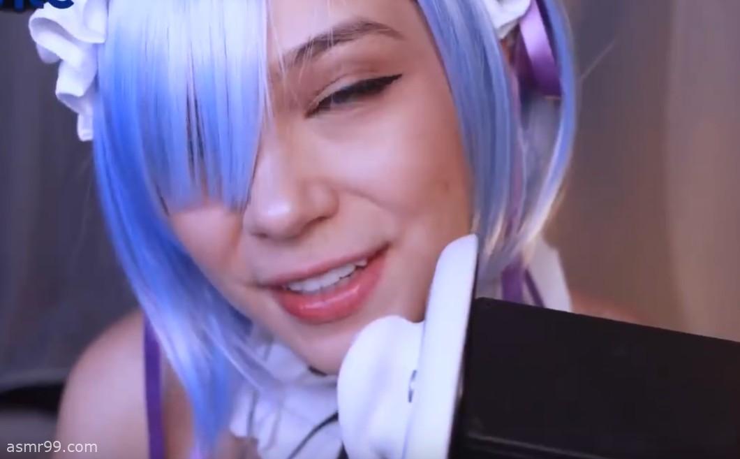 Maimy ASMR_蕾姆cosplay舔耳