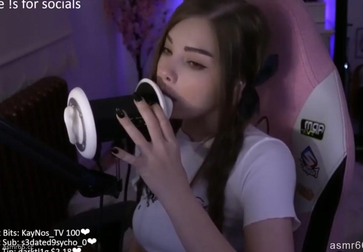 telishamaree ASMR_认真舔耳直播无人声片段