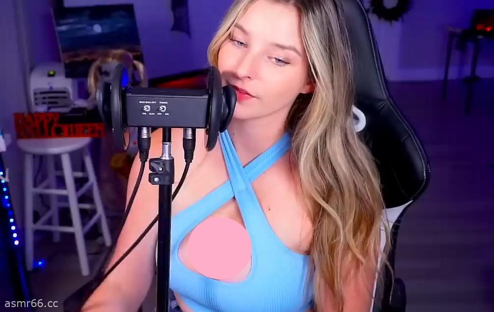 TheNicoleT ASMR_视觉冲击!深入耳朵的甜耳