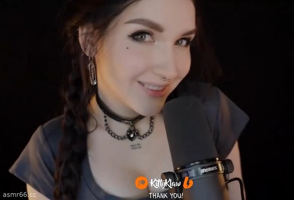 KittyKlaw隔保鲜膜舔麦口腔音