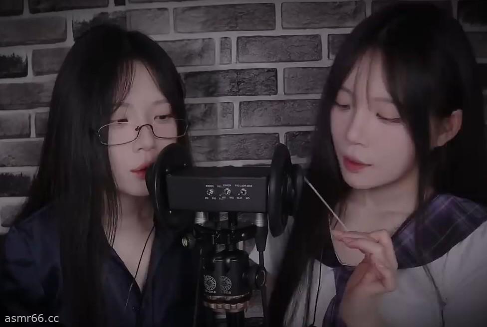 Nara asmr_适合睡眠的双胞胎口腔音