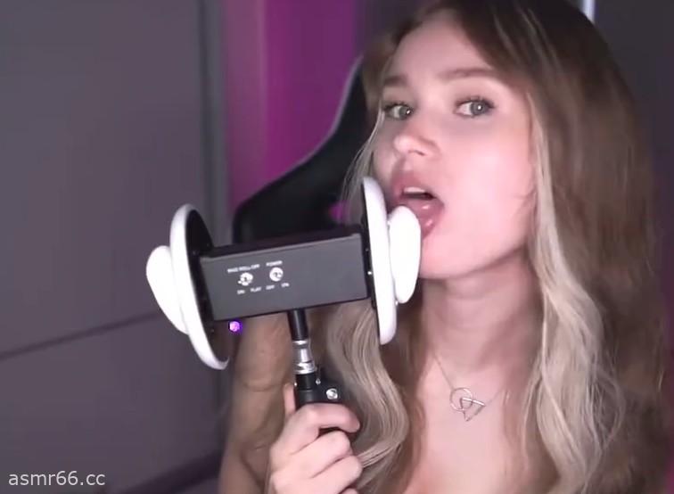 Evaanna Twitch回放_低领吊带3DIO暴力甜耳
