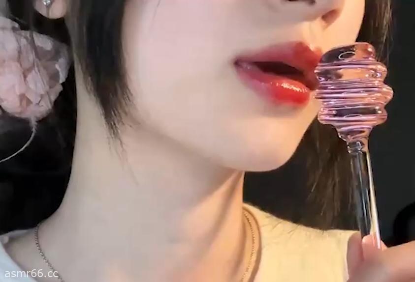 Nana困薯_透明粉色蜂蜜棒