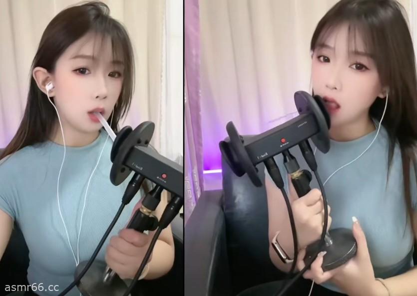 抖音灵儿_双倍快乐吸管甜耳