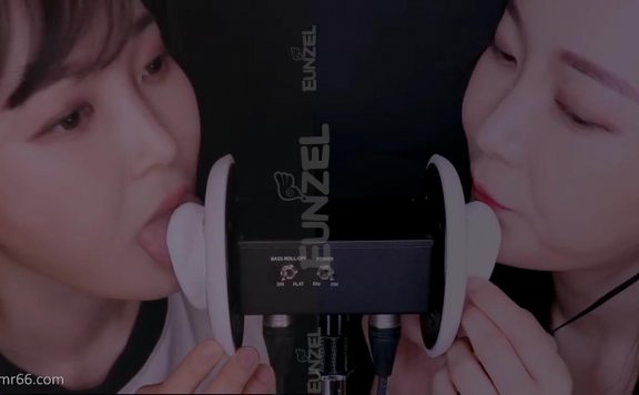 Eunzel韩国小姐姐的双子舔耳