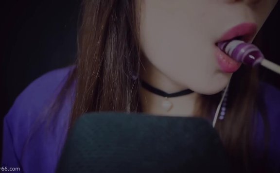 韩国小姐姐舔糖ASMR