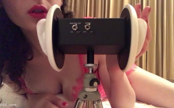 红唇阿姨ASMR_舔耳KISS视频