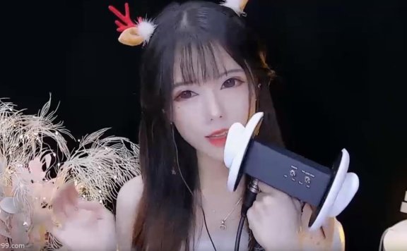 泠欢儿ASMR_舔耳口腔音福利