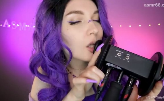kittykla紫色头发助眠在线