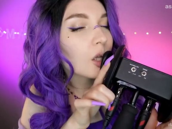 kittykla紫色头发助眠在线